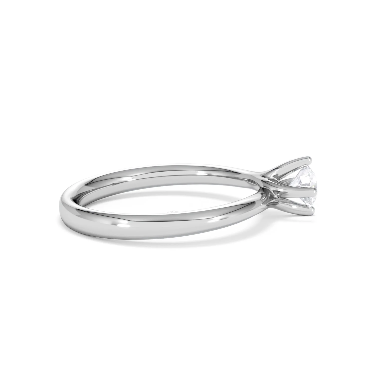Lily Certified Lab Diamond Engagement Ring 0.33CT F/VS1 Platinum - Image 29