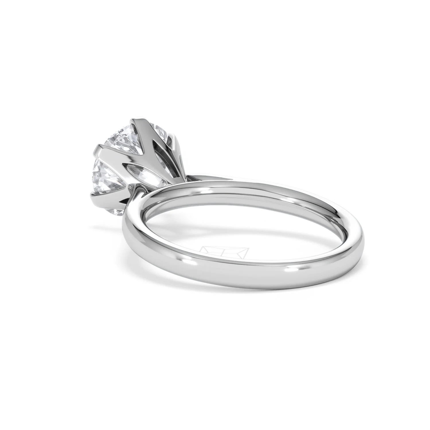 Low Set Chloe 3.00ct Lab Diamond Round Cut Engagement Ring in 18K White Gold G/VS1 - Image 58
