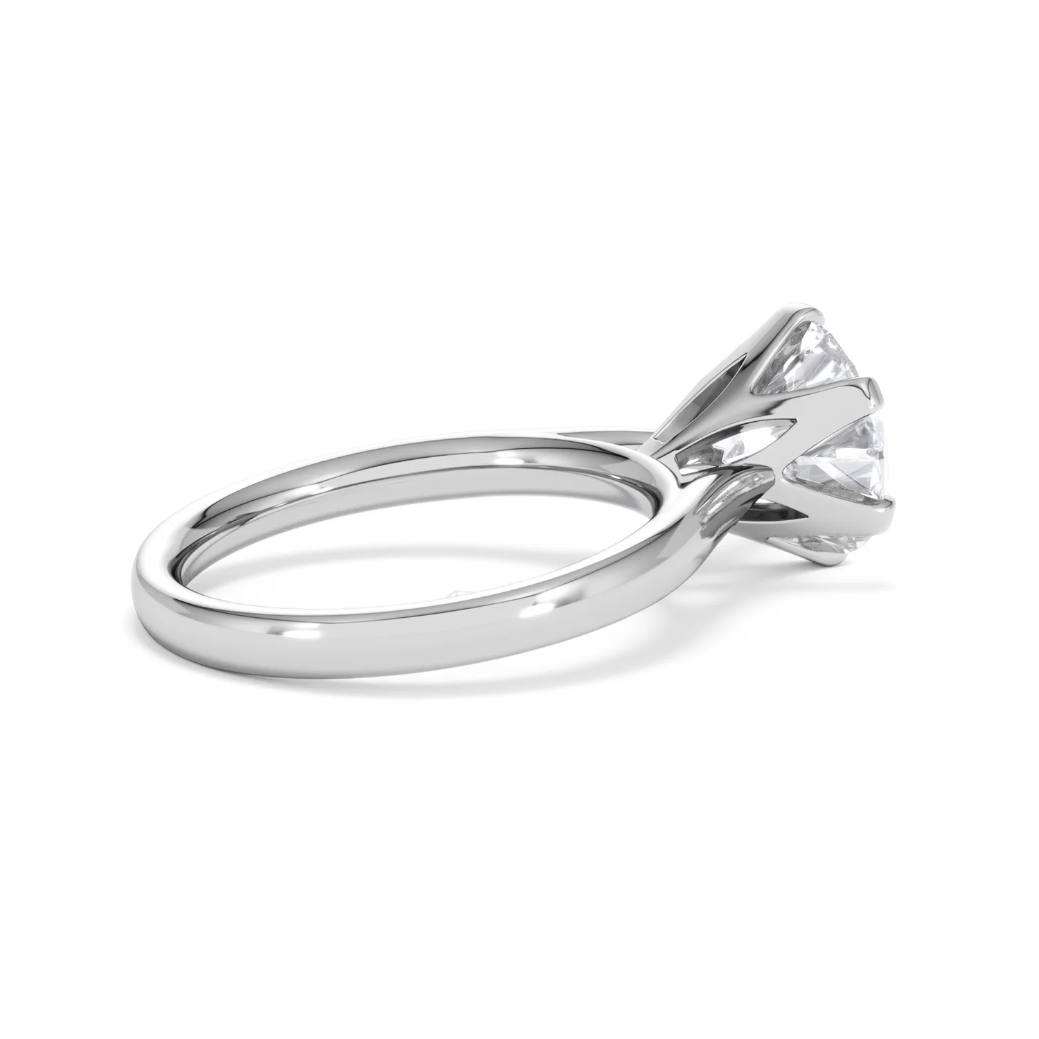 Low Set Chloe 3.00ct Lab Diamond Round Cut Engagement Ring in Platinum G/VS1 - Image 34