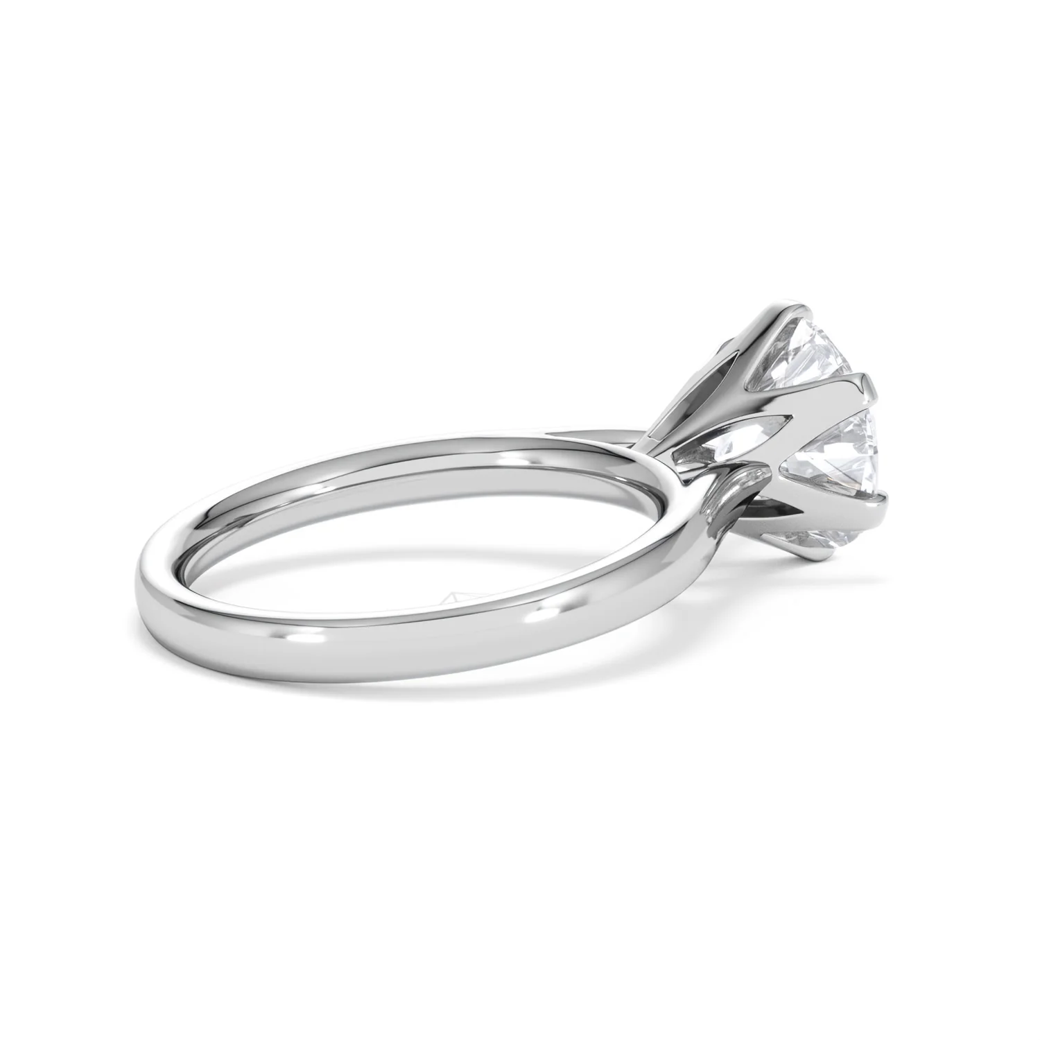 Low Set Chloe 3.00ct Lab Diamond Round Cut Engagement Ring in Platinum G/VS1 - Image 35