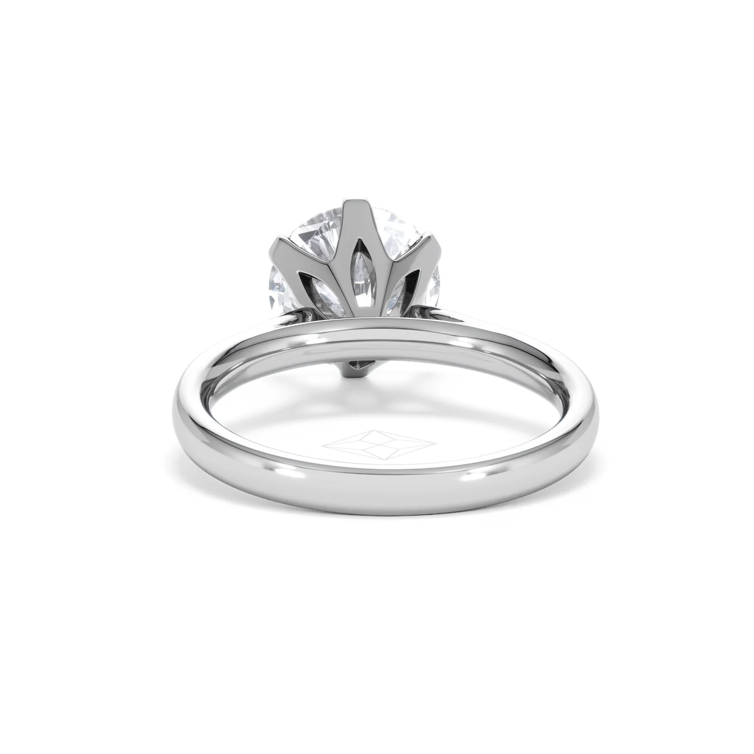 Low Set Chloe 3.00ct Lab Diamond Round Cut Engagement Ring in Platinum G/VS1 - Image 49