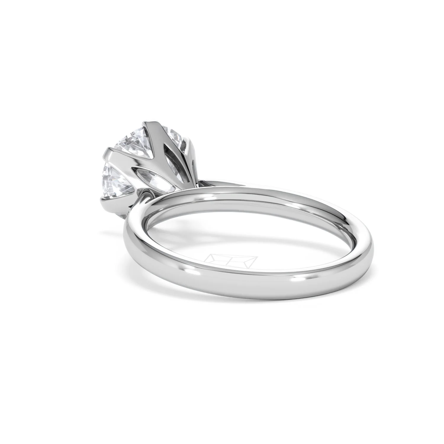 Low Set Chloe 3.00ct Lab Diamond Round Cut Engagement Ring in Platinum G/VS1 - Image 55