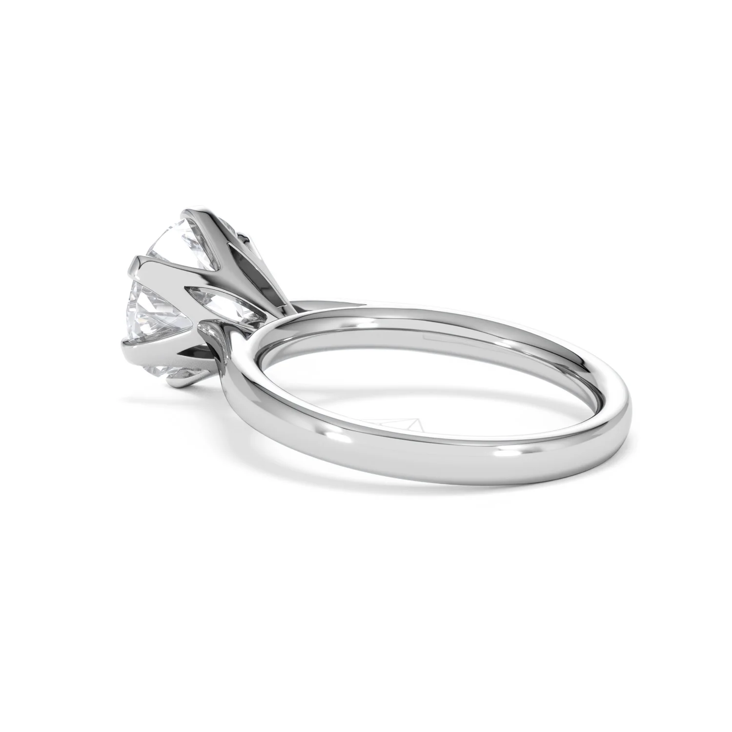 Low Set Chloe 3.00ct Lab Diamond Round Cut Engagement Ring in Platinum G/VS1 - Image 59