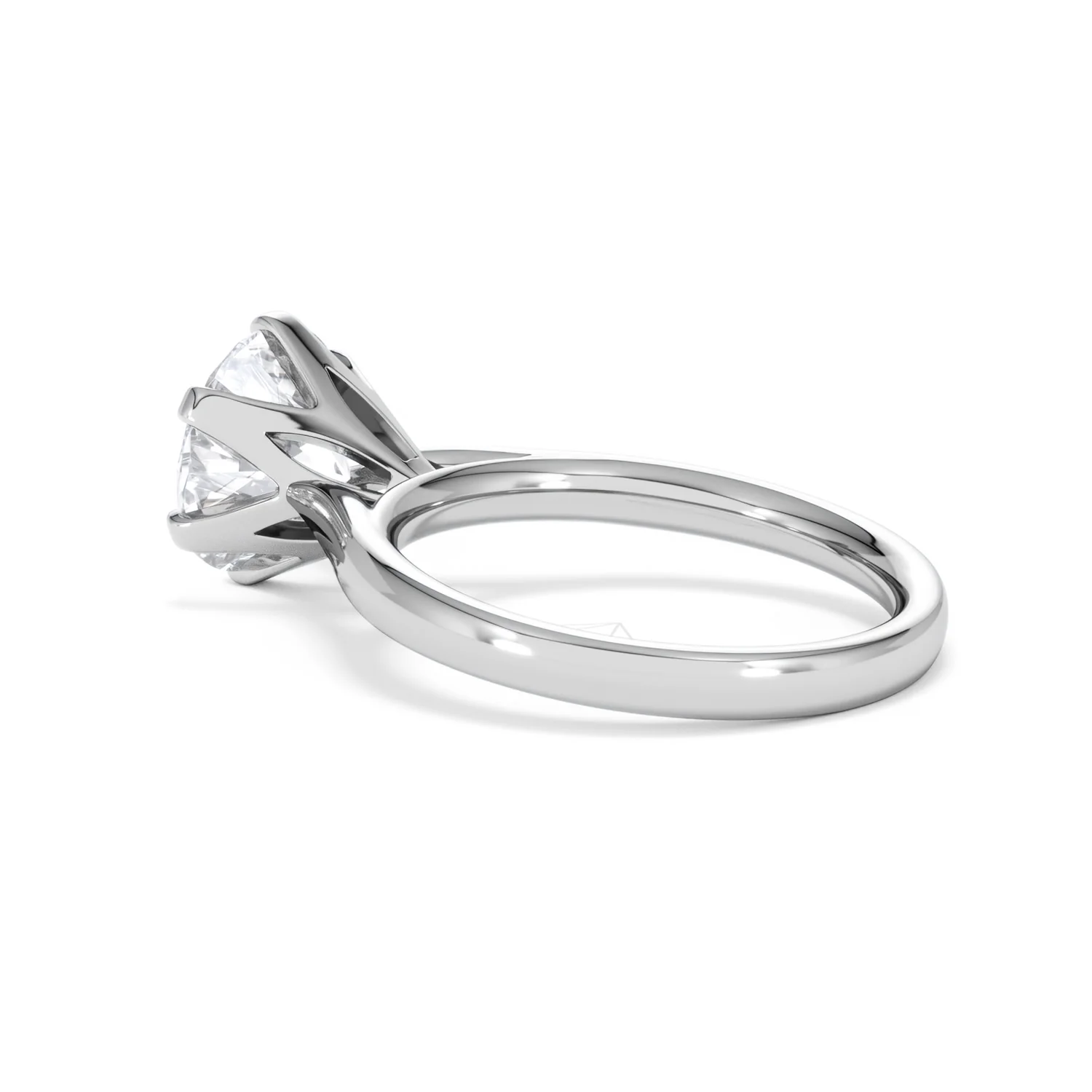 Low Set Chloe 3.00ct Lab Diamond Round Cut Engagement Ring in Platinum G/VS1 - Image 60