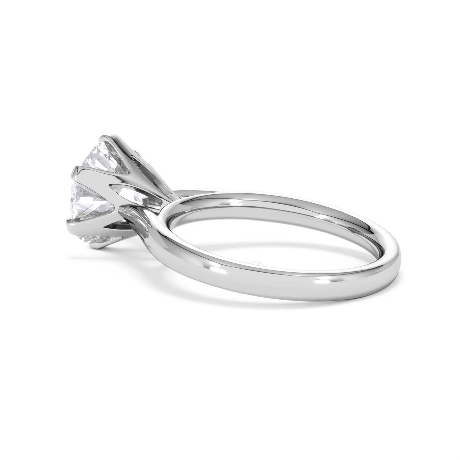 Low Set Chloe 3.00ct Lab Diamond Round Cut Engagement Ring in Platinum G/VS1 - Image 61