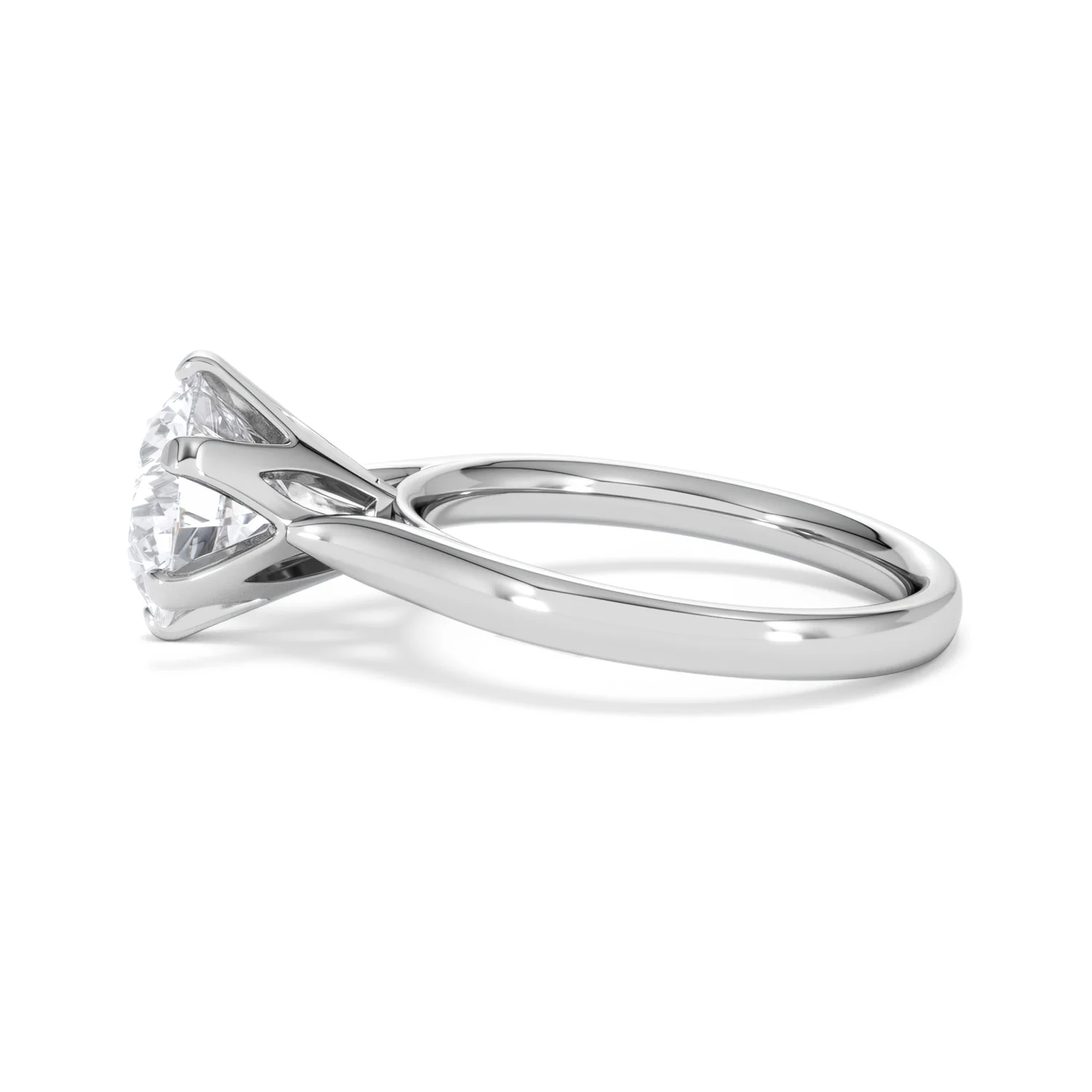 Low Set Chloe 3.00ct Lab Diamond Round Cut Engagement Ring in Platinum G/VS1 - Image 68