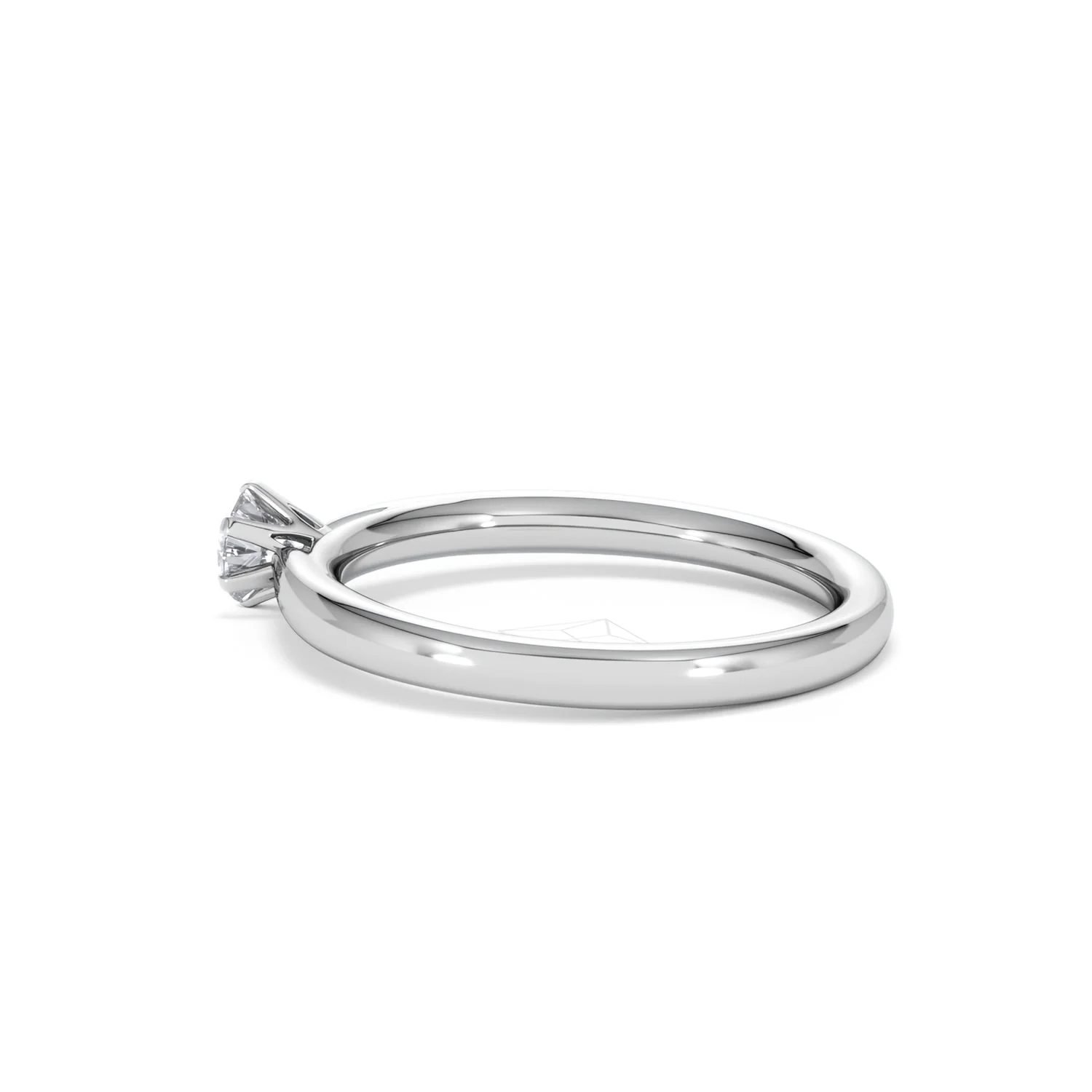 Low Set Chloe Lab Diamond Engagement Ring 0.25CT F/VS1 18K White Gold - Image 63