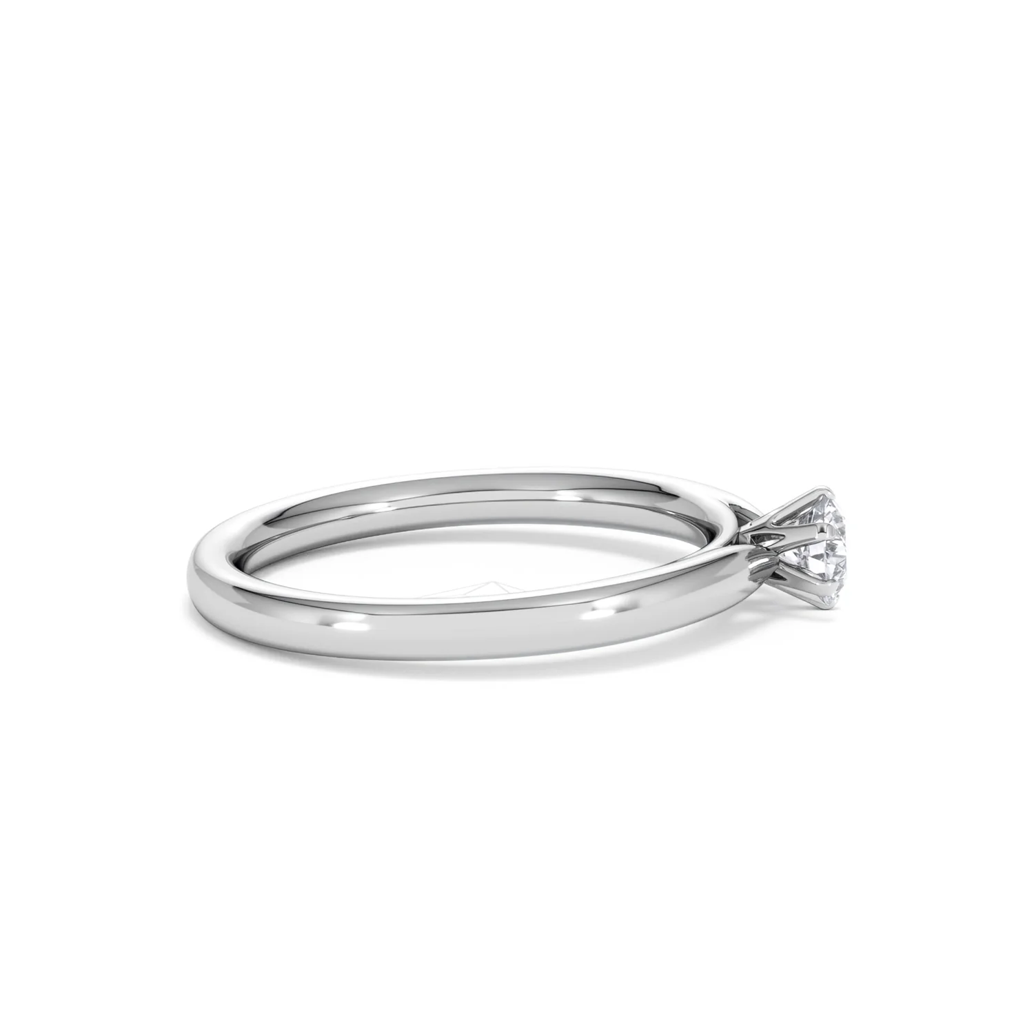 Low Set Chloe Lab Diamond Engagement Ring 0.25CT F/VS1 Platinum - Image 27