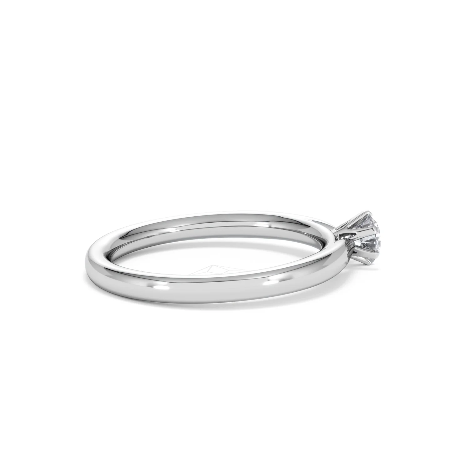 Low Set Chloe Lab Diamond Engagement Ring 0.25CT F/VS1 Platinum - Image 31