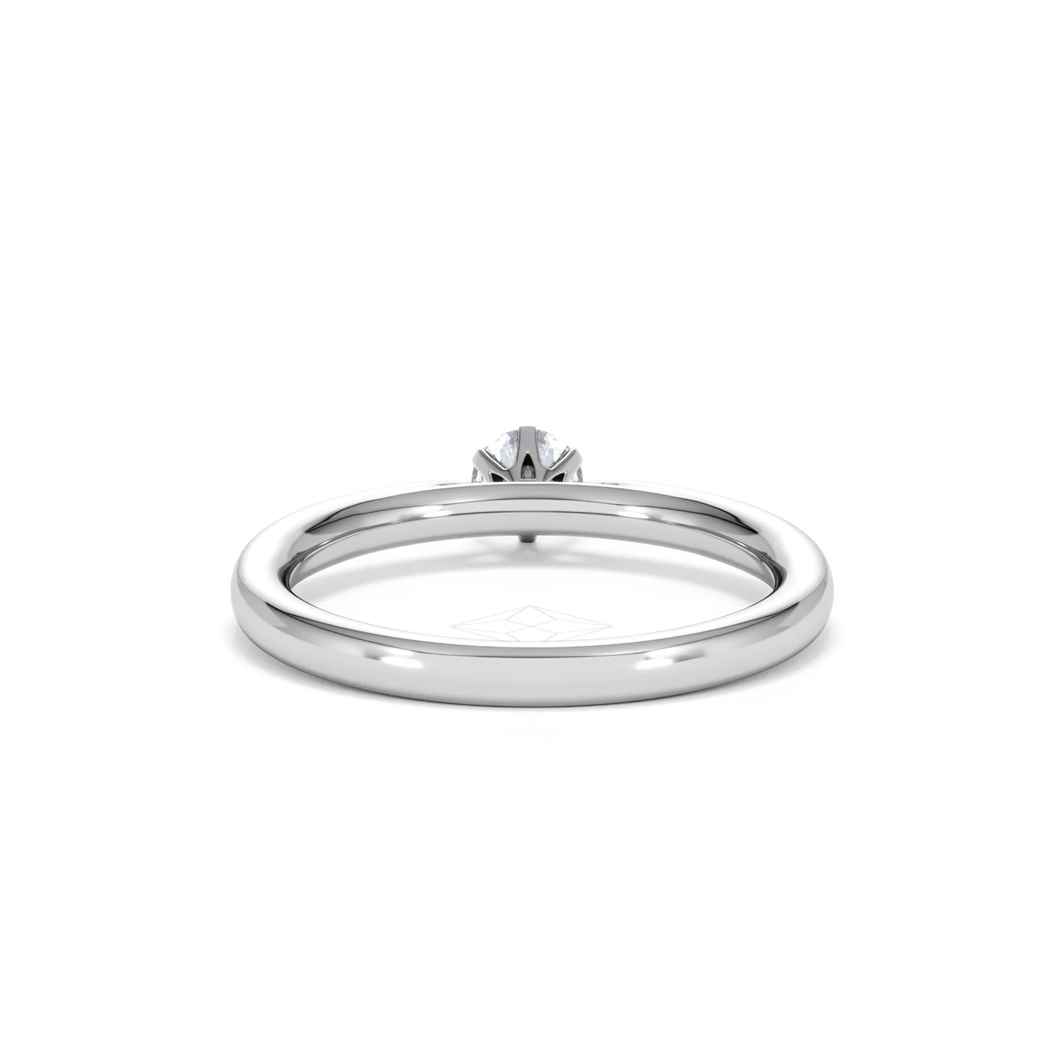 Low Set Chloe Lab Diamond Engagement Ring 0.25CT F/VS1 Platinum - Image 48