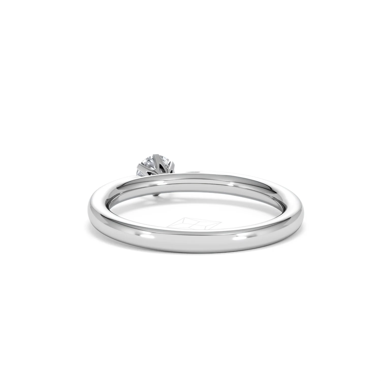 Low Set Chloe Lab Diamond Engagement Ring 0.25CT F/VS1 Platinum - Image 52