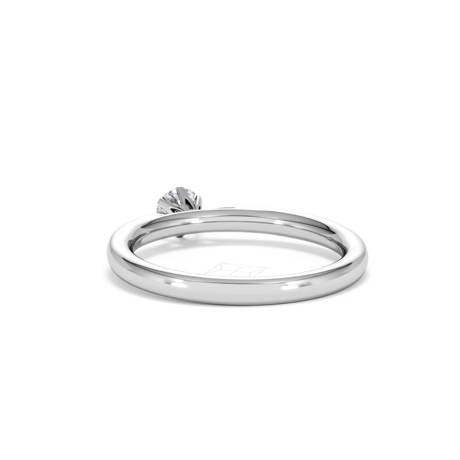 Low Set Chloe Lab Diamond Engagement Ring 0.25CT F/VS1 Platinum - Image 53