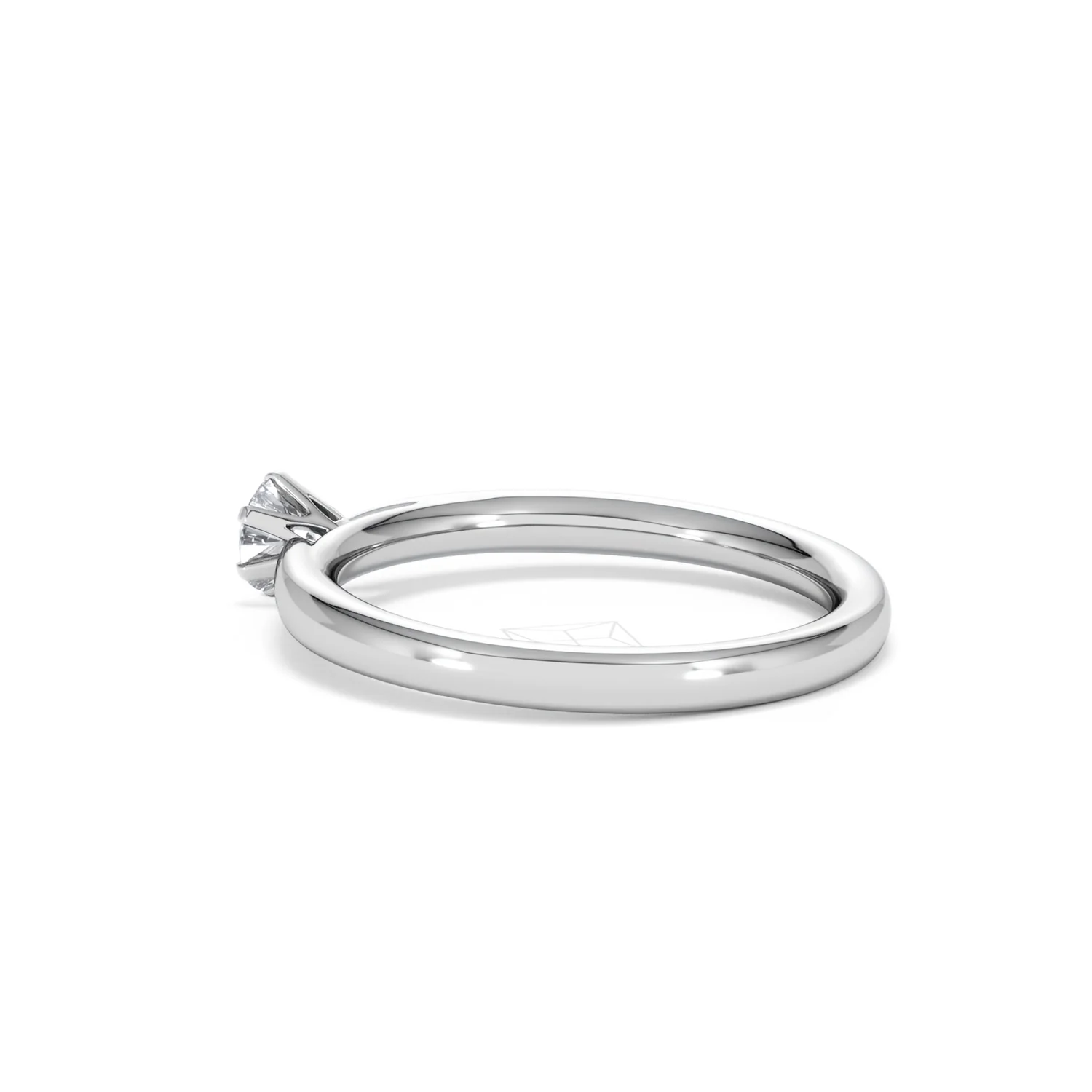 Low Set Chloe Lab Diamond Engagement Ring 0.25CT F/VS1 Platinum - Image 61