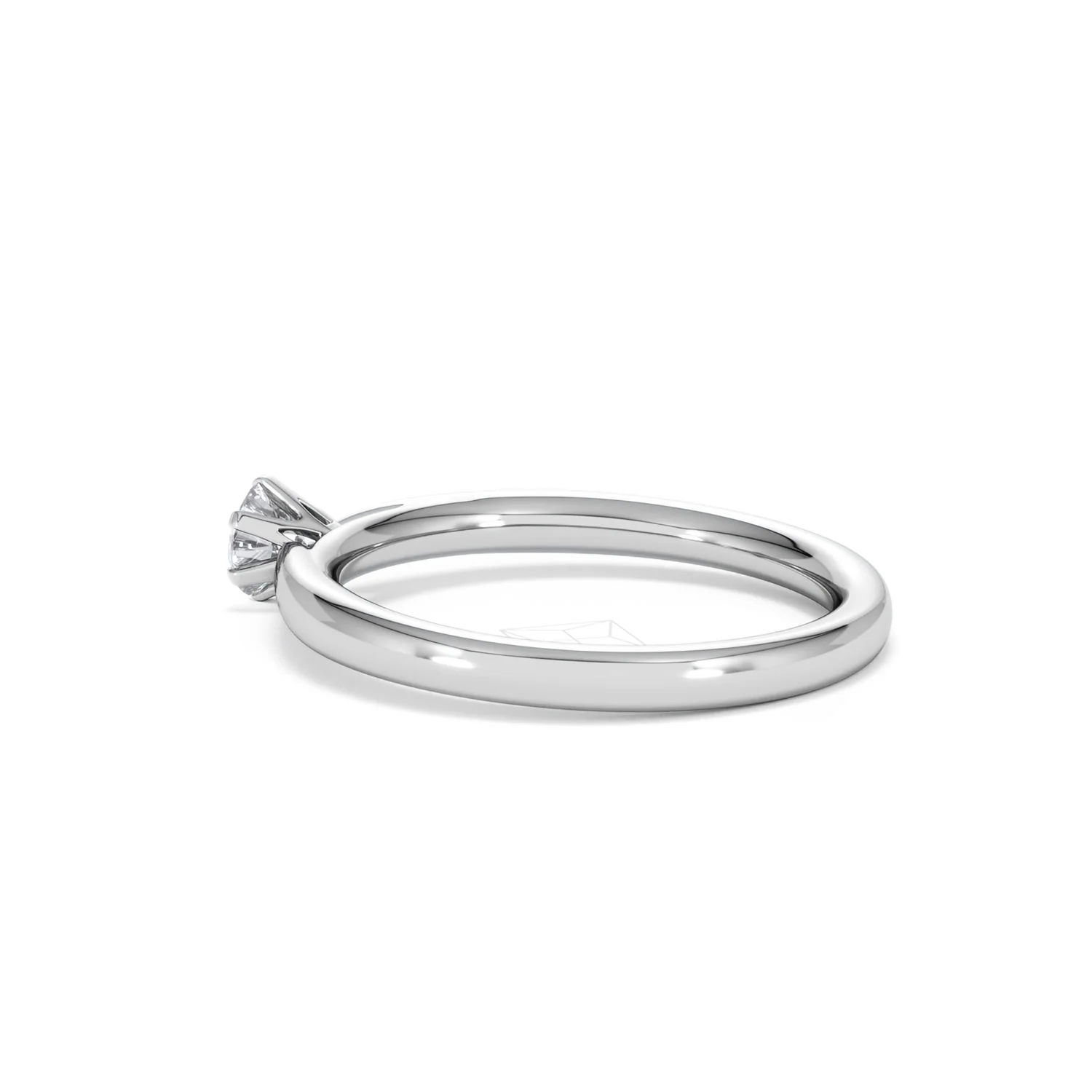 Low Set Chloe Lab Diamond Engagement Ring 0.25CT F/VS1 Platinum - Image 62
