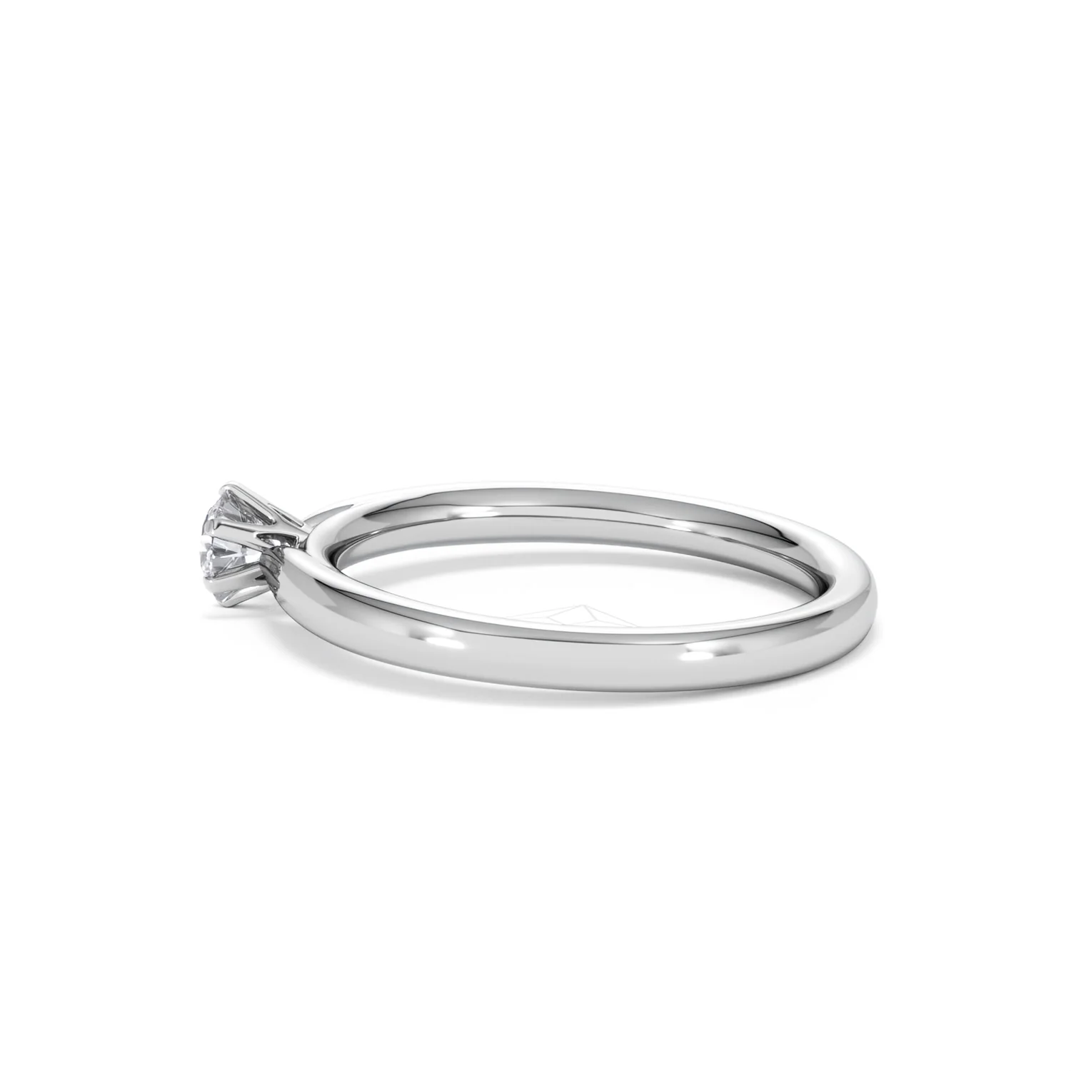 Low Set Chloe Lab Diamond Engagement Ring 0.25CT F/VS1 Platinum - Image 65