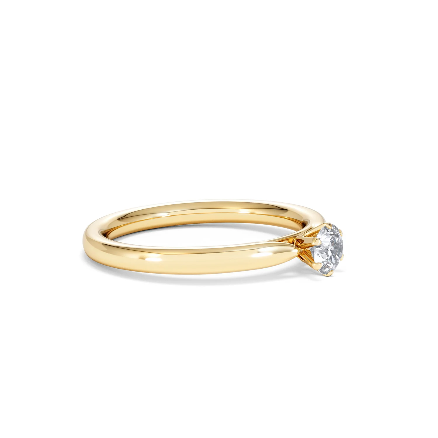 Low Set Chloe Lab Diamond Engagement Ring 0.25CT G/VS1 18K Gold - Image 20