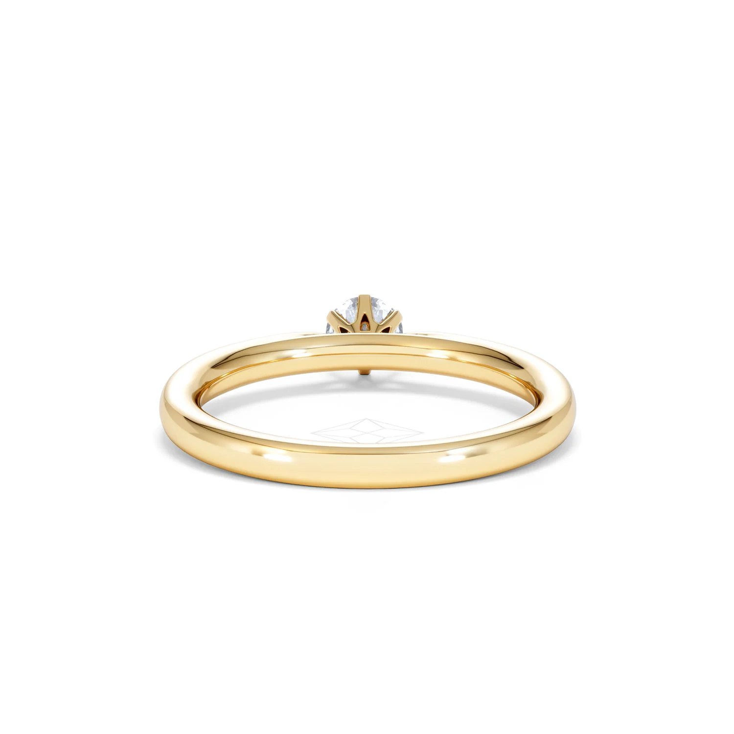Low Set Chloe Lab Diamond Engagement Ring 0.25CT G/VS1 18K Gold - Image 48
