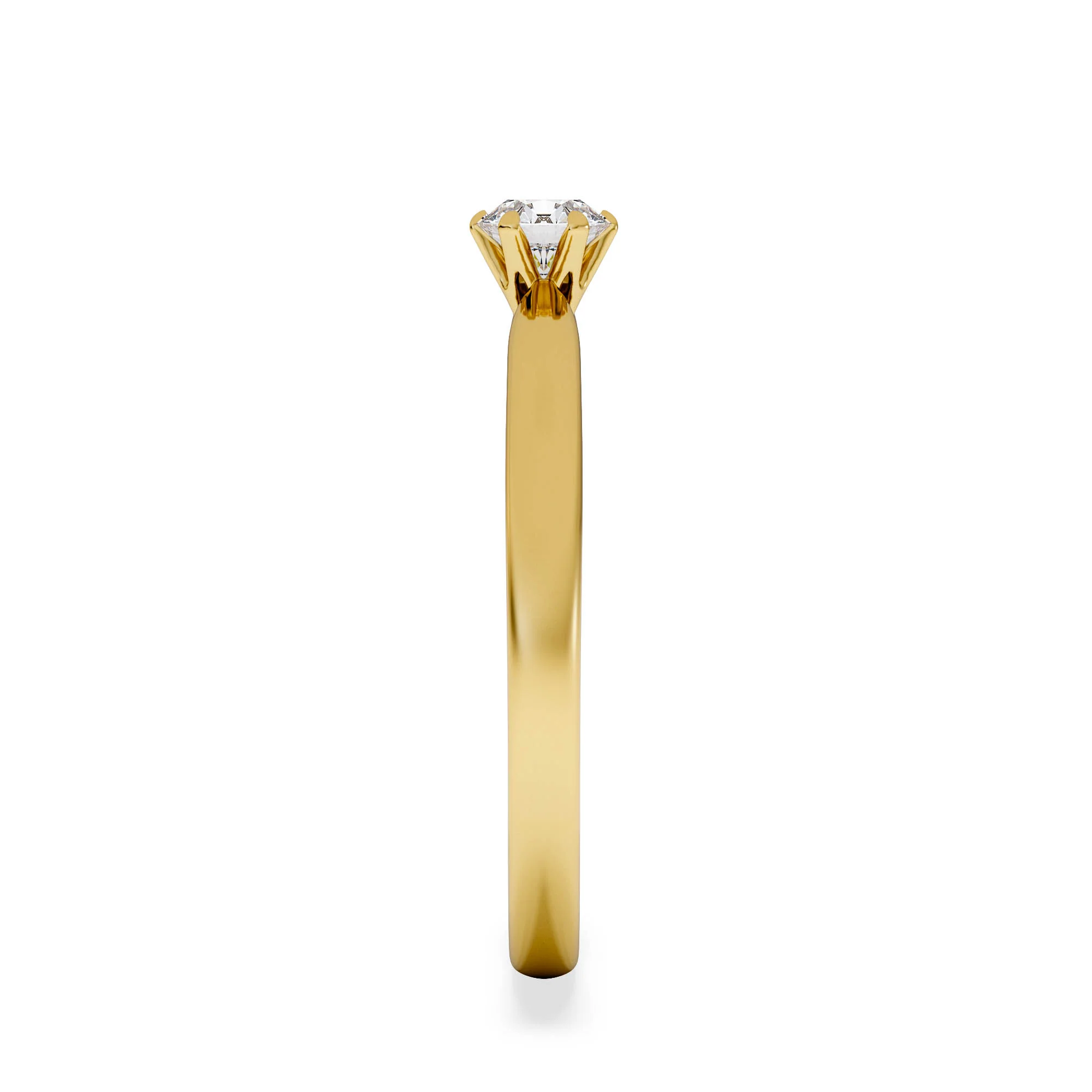 Low Set Chloe Lab Diamond Engagement Ring 0.25CT G/VS1 18K Gold - Image 5