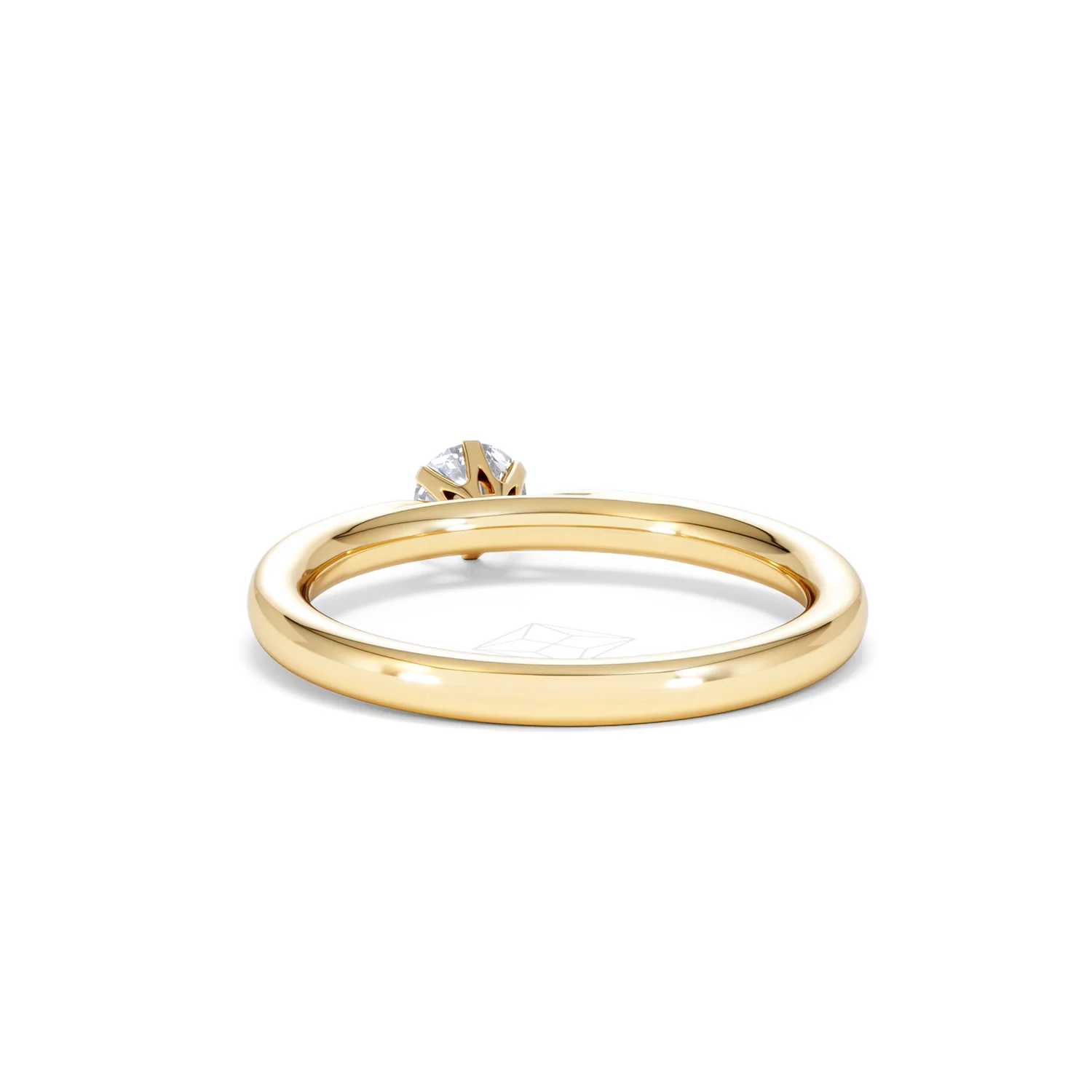 Low Set Chloe Lab Diamond Engagement Ring 0.25CT G/VS1 18K Gold - Image 51