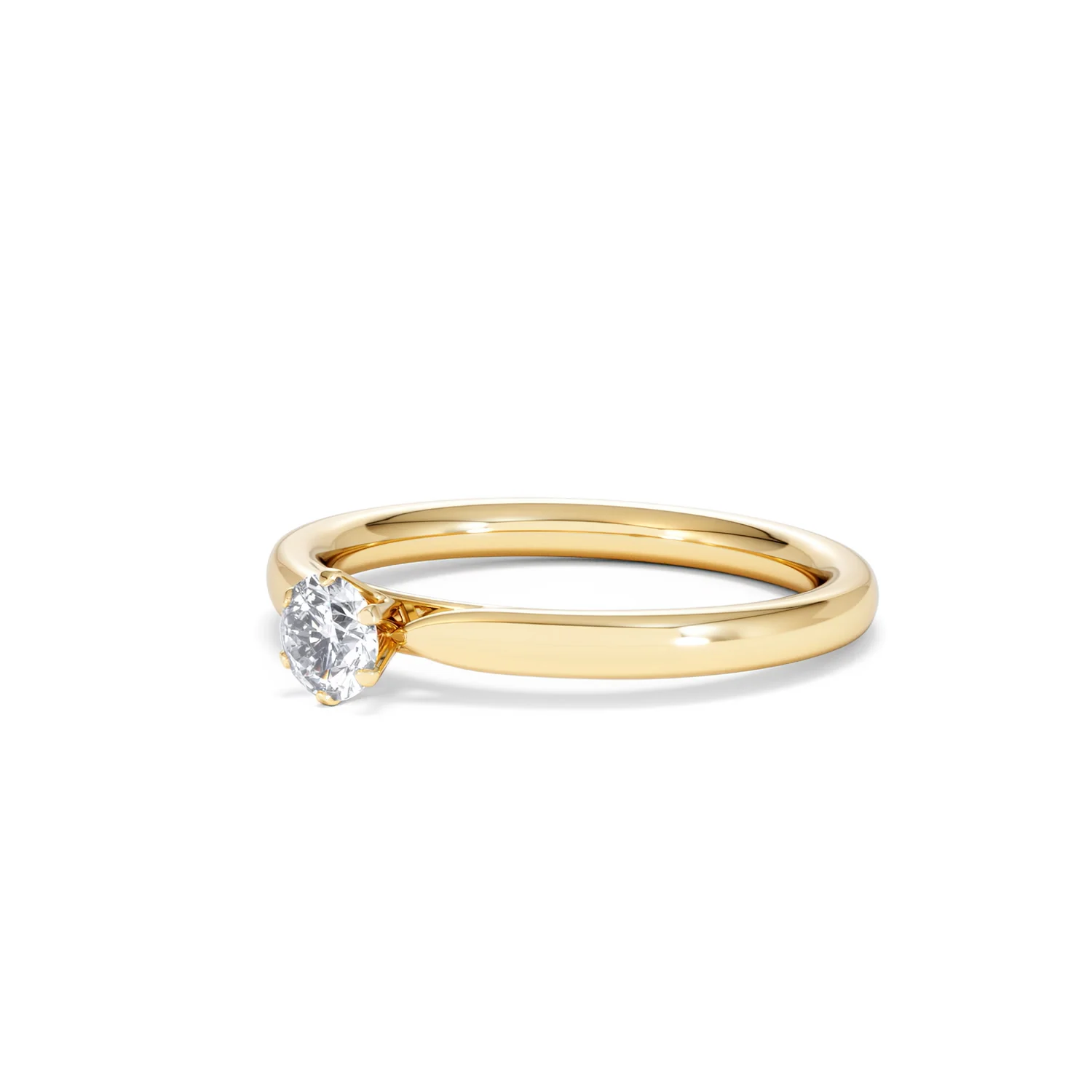 Low Set Chloe Lab Diamond Engagement Ring 0.25CT G/VS1 18K Gold - Image 79