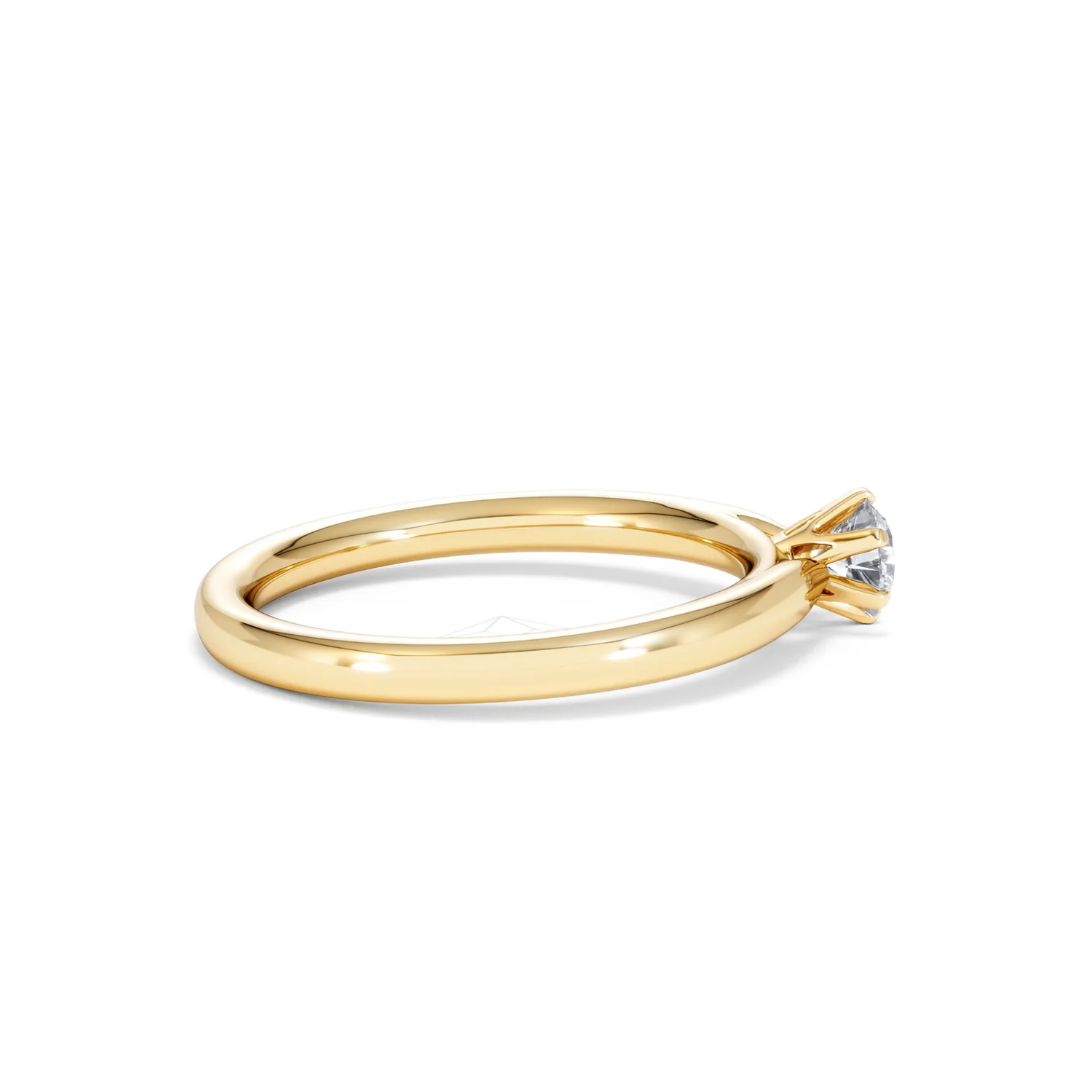 Low Set Chloe Lab Diamond Engagement Ring 0.33CT F/VS1 18K Gold - Image 30
