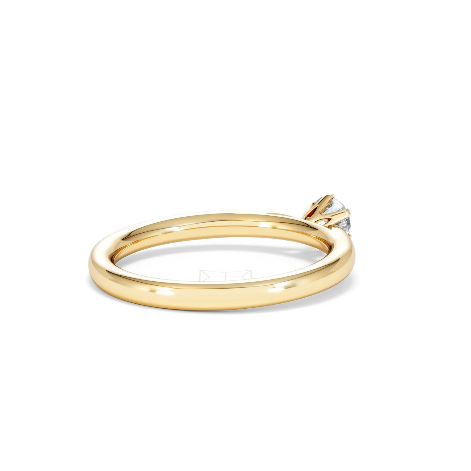 Low Set Chloe Lab Diamond Engagement Ring 0.33CT F/VS1 18K Gold - Image 38