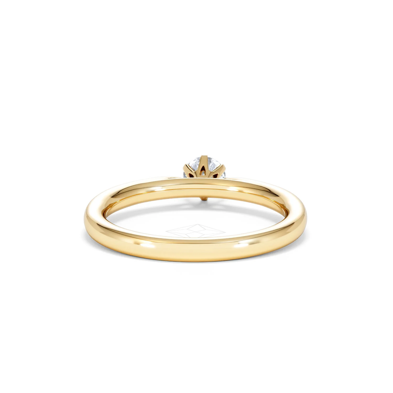 Low Set Chloe Lab Diamond Engagement Ring 0.33CT F/VS1 18K Gold - Image 47