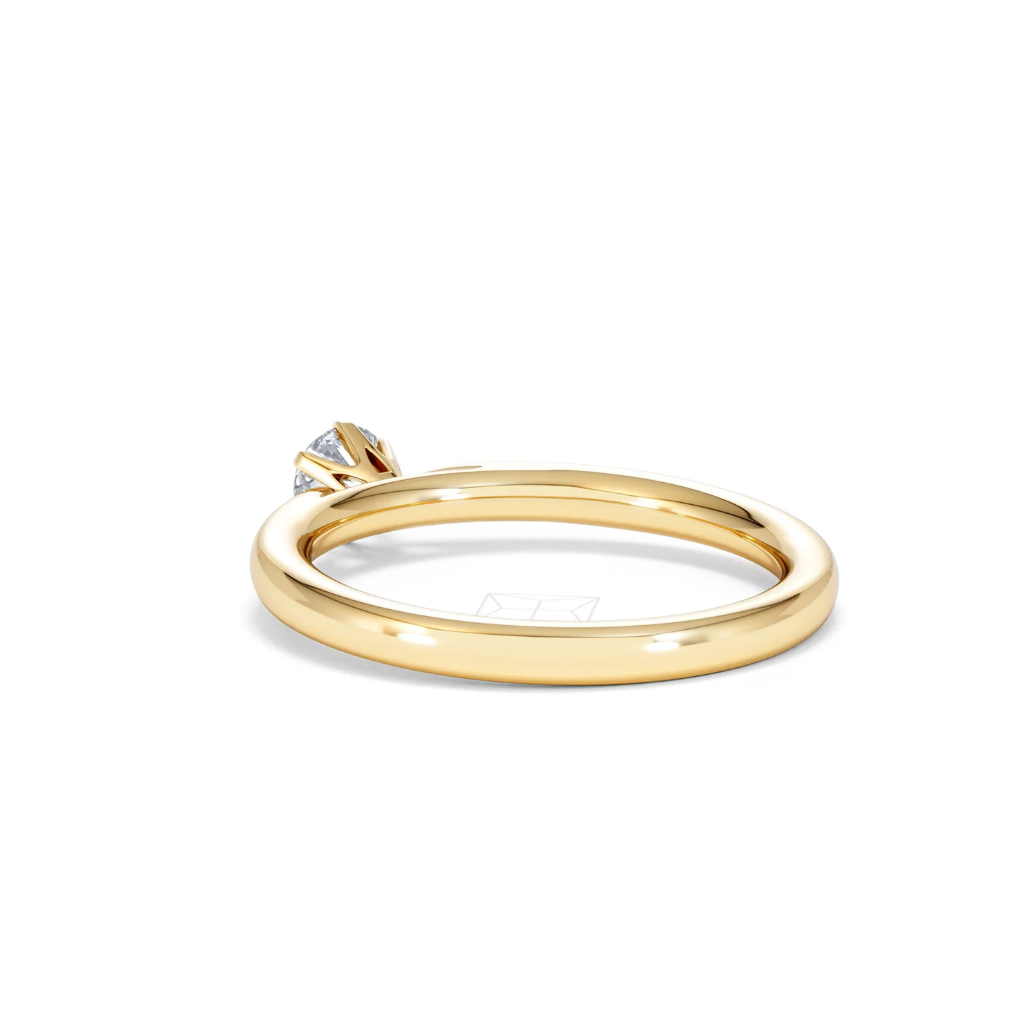 Low Set Chloe Lab Diamond Engagement Ring 0.33CT F/VS1 18K Gold - Image 56