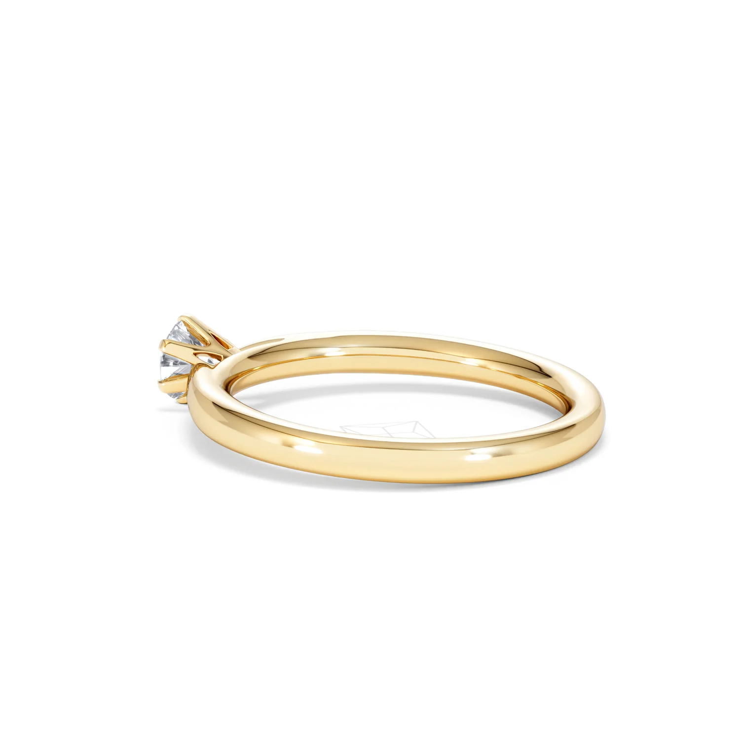 Low Set Chloe Lab Diamond Engagement Ring 0.33CT F/VS1 18K Gold - Image 61