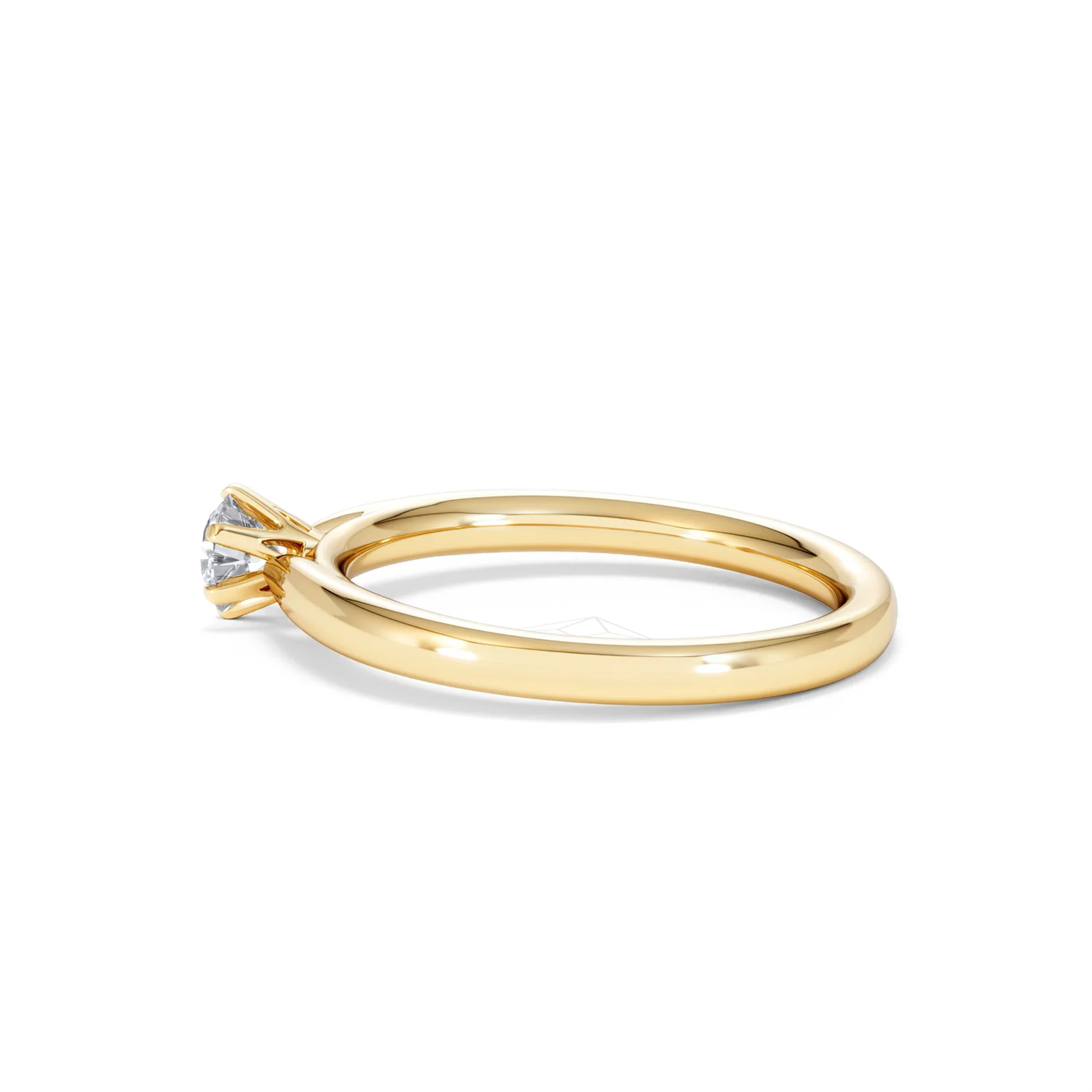Low Set Chloe Lab Diamond Engagement Ring 0.33CT F/VS1 18K Gold - Image 65