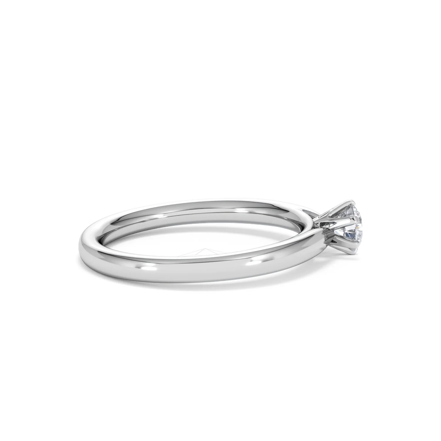 Low Set Chloe Lab Diamond Engagement Ring 0.33CT F/VS1 18K White Gold - Image 29