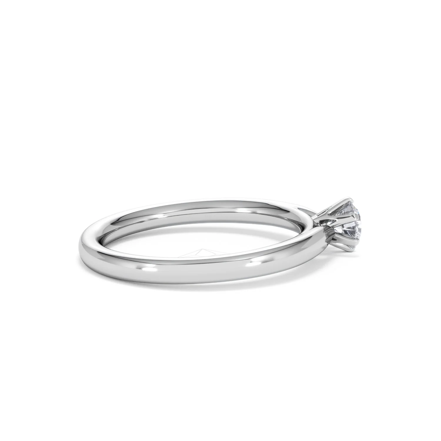 Low Set Chloe Lab Diamond Engagement Ring 0.33CT F/VS1 18K White Gold - Image 30