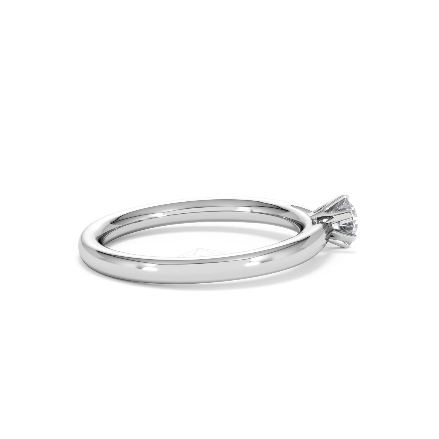 Low Set Chloe Lab Diamond Engagement Ring 0.33CT F/VS1 Platinum - Image 31
