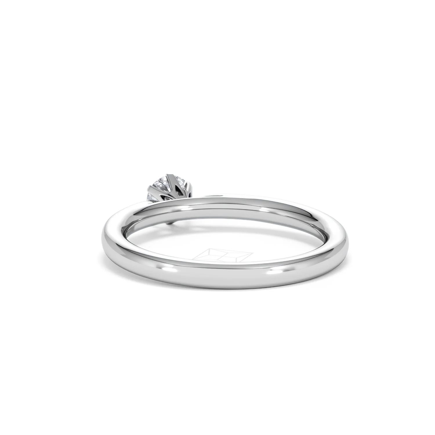 Low Set Chloe Lab Diamond Engagement Ring 0.33CT F/VS1 Platinum - Image 53