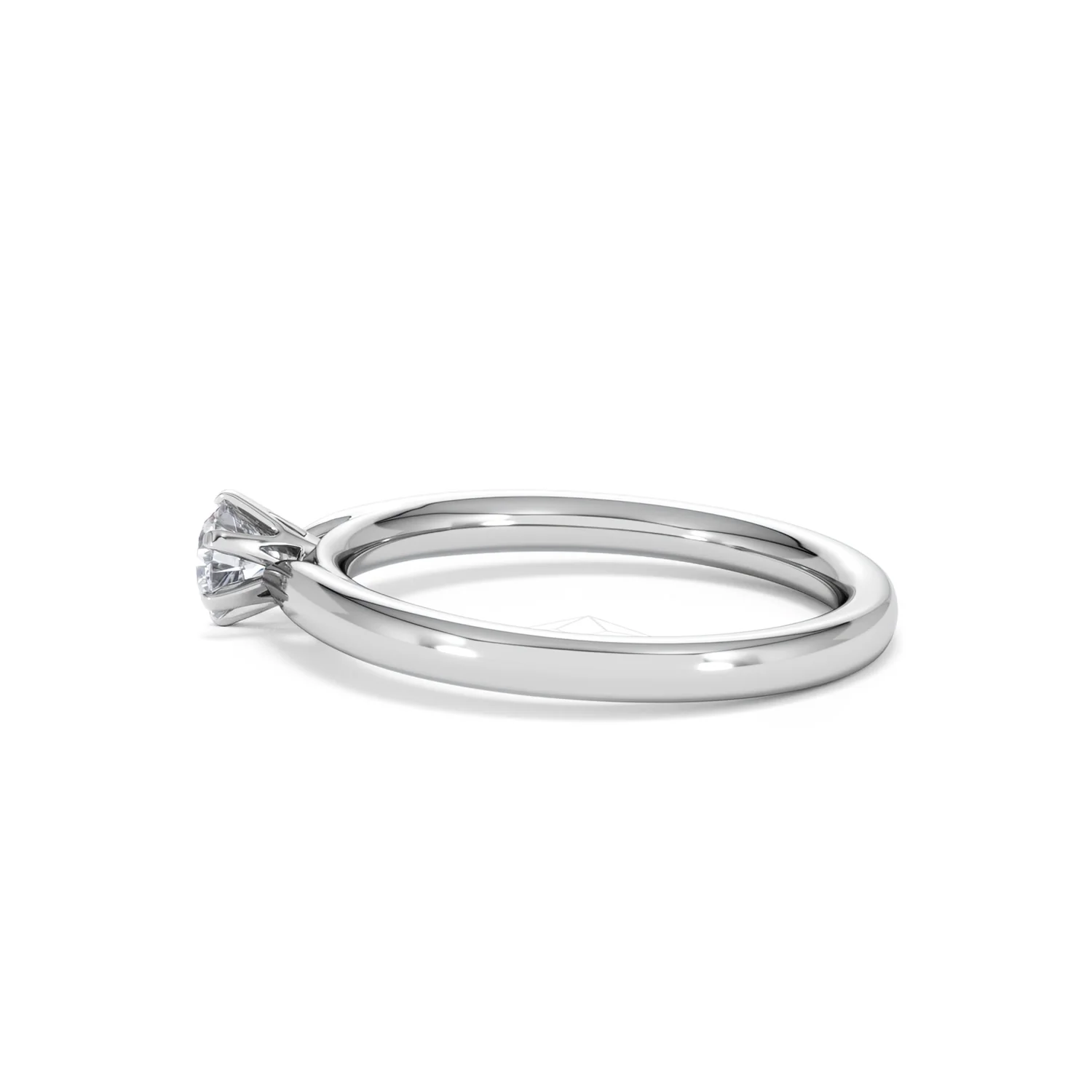 Low Set Chloe Lab Diamond Engagement Ring 0.33CT F/VS1 Platinum - Image 66