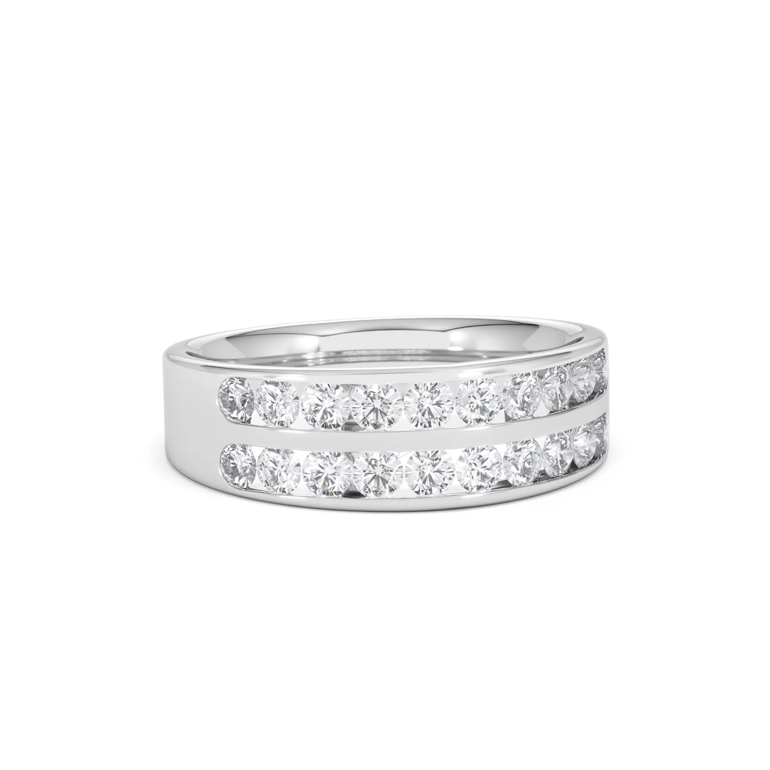 LUCY 18K White Gold Diamond ETERNITY RING 1.00CT G/VS - Image 12