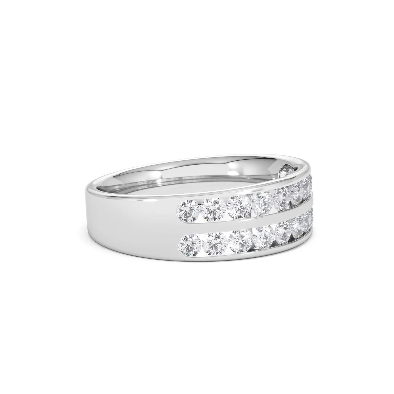 LUCY 18K White Gold Diamond ETERNITY RING 1.00CT G/VS - Image 20