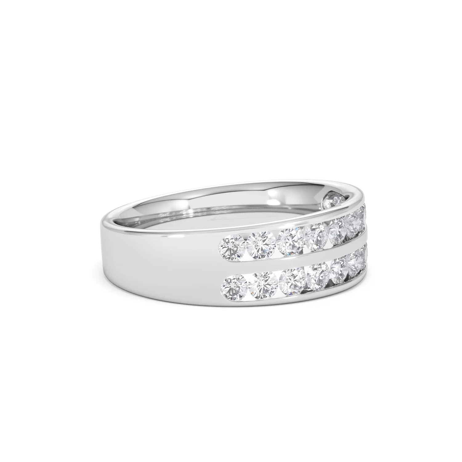LUCY 18K White Gold Diamond ETERNITY RING 1.00CT G/VS - Image 21