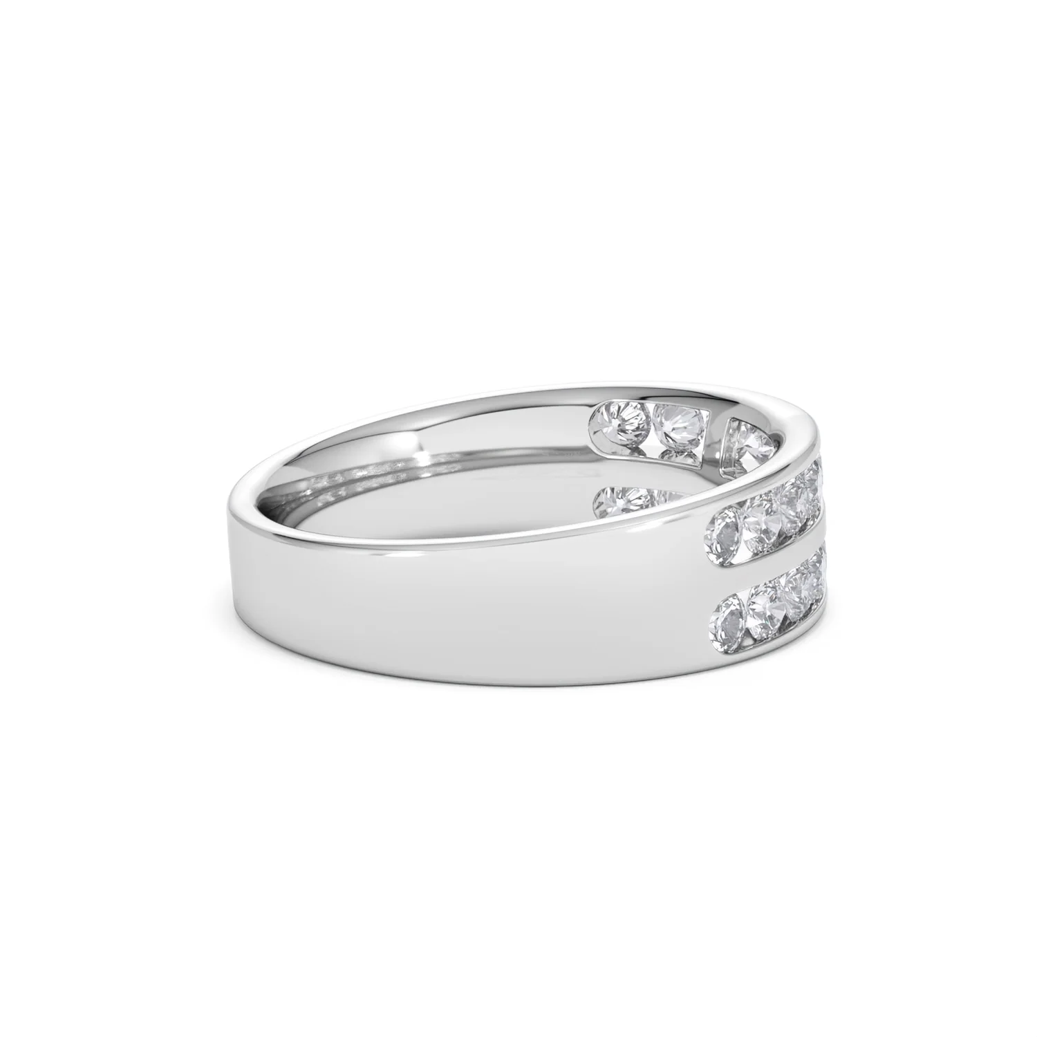 LUCY 18K White Gold Diamond ETERNITY RING 1.00CT G/VS - Image 30