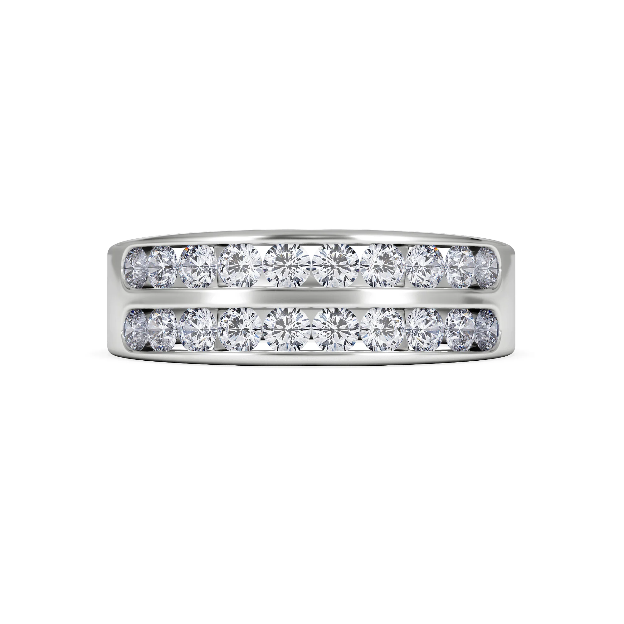 LUCY 18K White Gold Diamond ETERNITY RING 1.00CT G/VS - Image 6