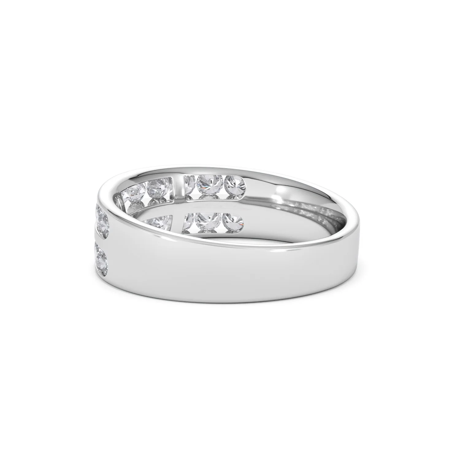 LUCY 18K White Gold Diamond ETERNITY RING 1.00CT G/VS - Image 60