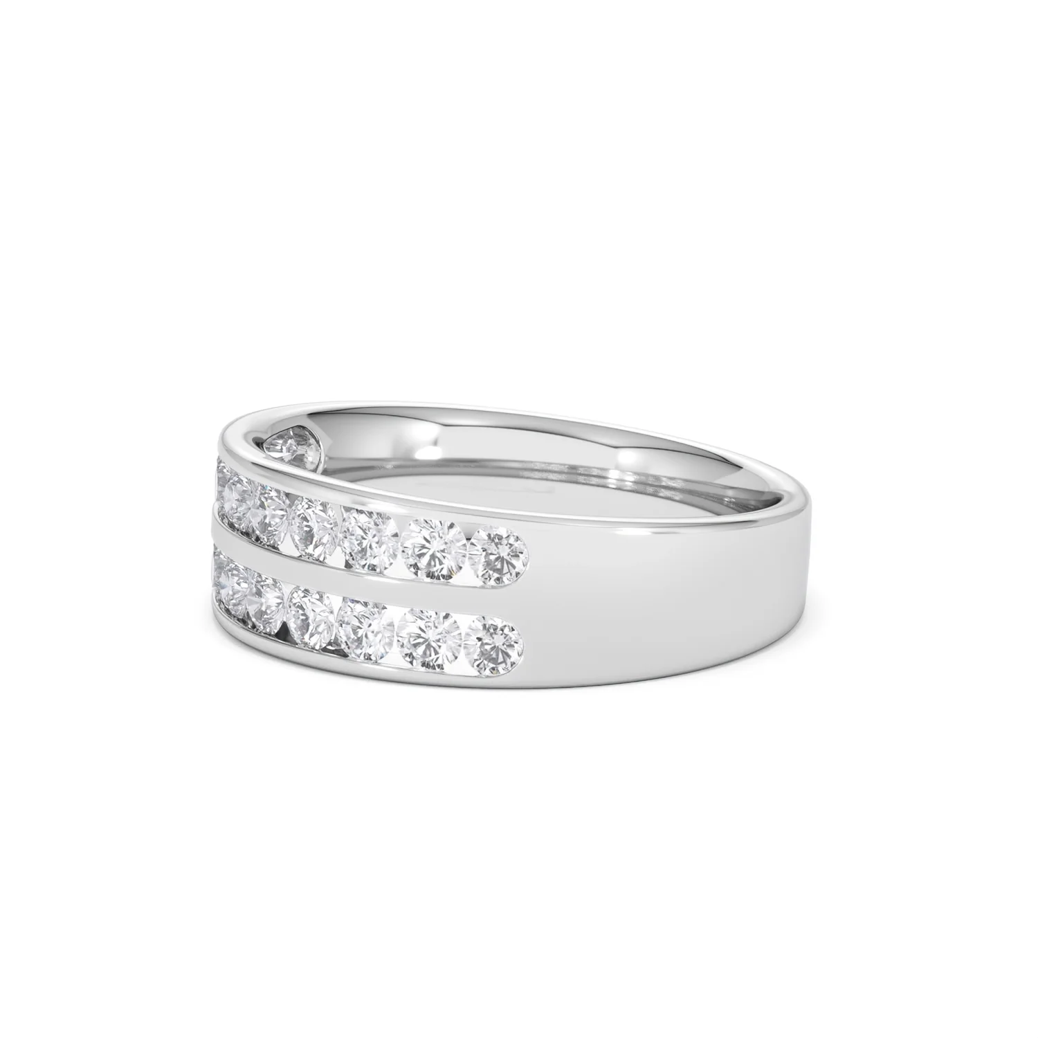 LUCY 18K White Gold Diamond ETERNITY RING 1.00CT G/VS - Image 74