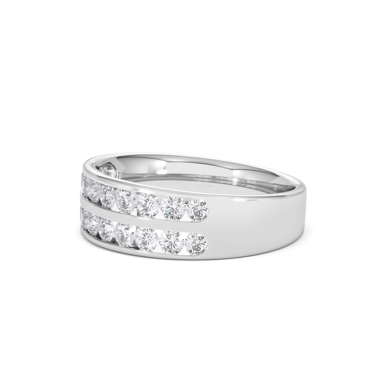 LUCY 18K White Gold Diamond ETERNITY RING 1.00CT G/VS - Image 75