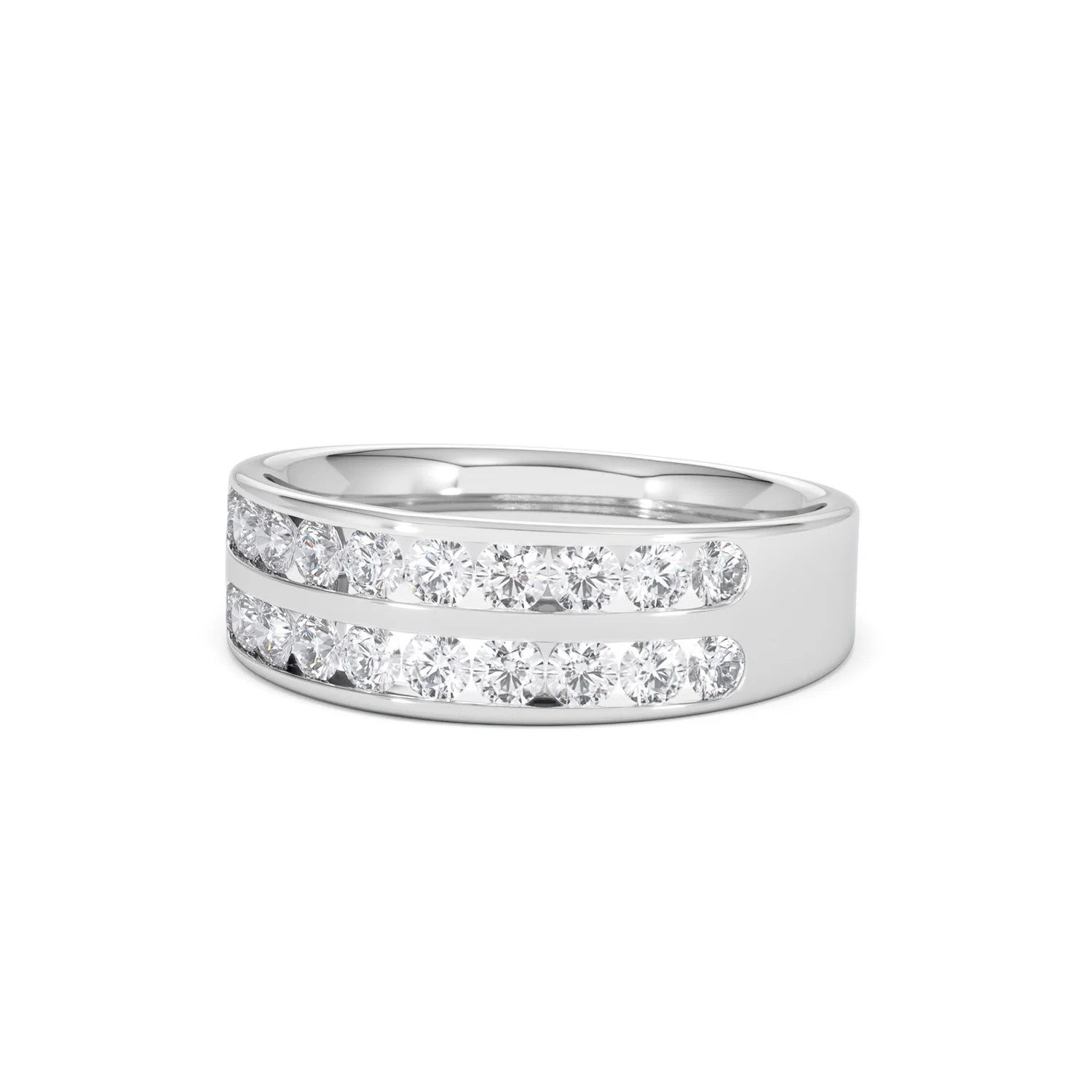 LUCY 18K White Gold Diamond ETERNITY RING 1.00CT G/VS - Image 82