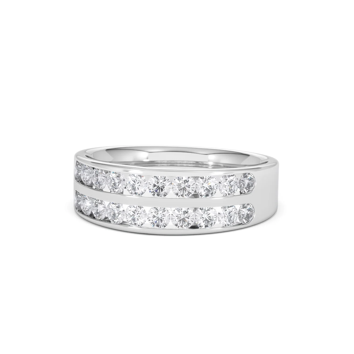 LUCY 18K White Gold Diamond ETERNITY RING 1.00CT G/VS - Image 84