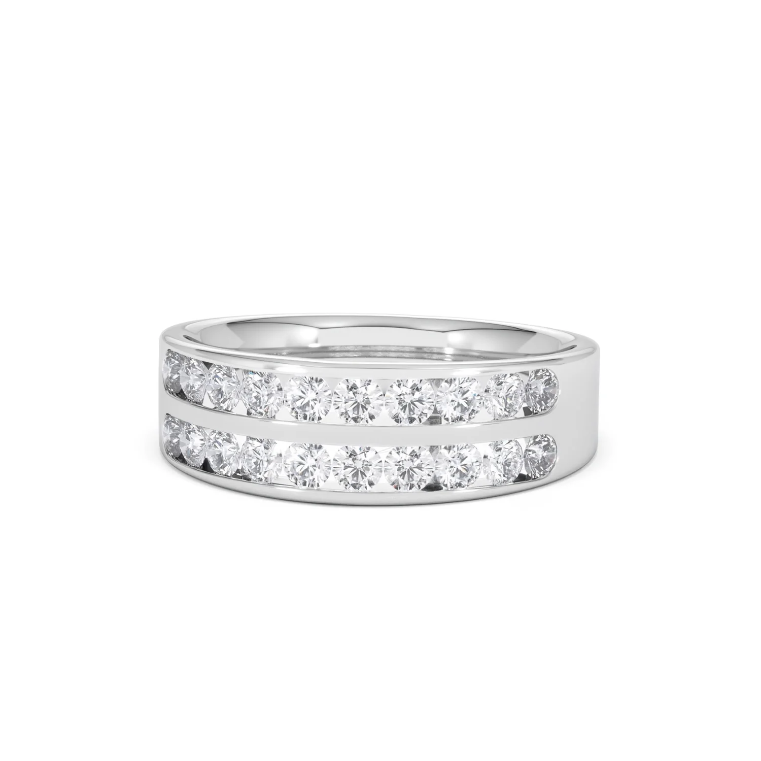 LUCY 18K White Gold Diamond ETERNITY RING 1.00CT G/VS - Image 85