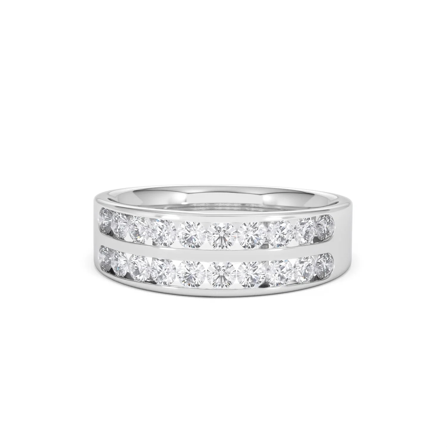 LUCY 18K White Gold Diamond ETERNITY RING 1.00CT G/VS - Image 86