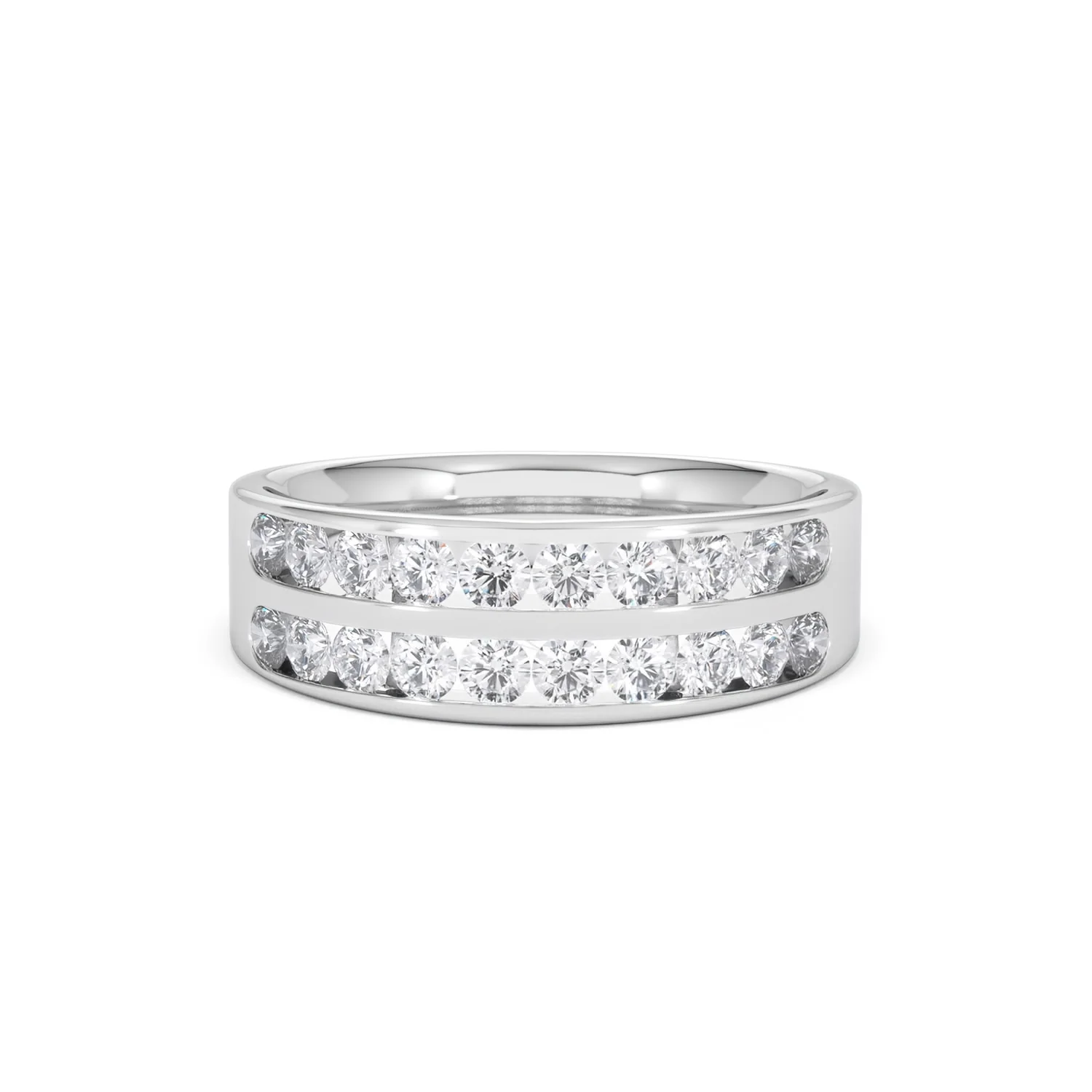 LUCY 18K White Gold Diamond ETERNITY RING 1.00CT G/VS - Image 87