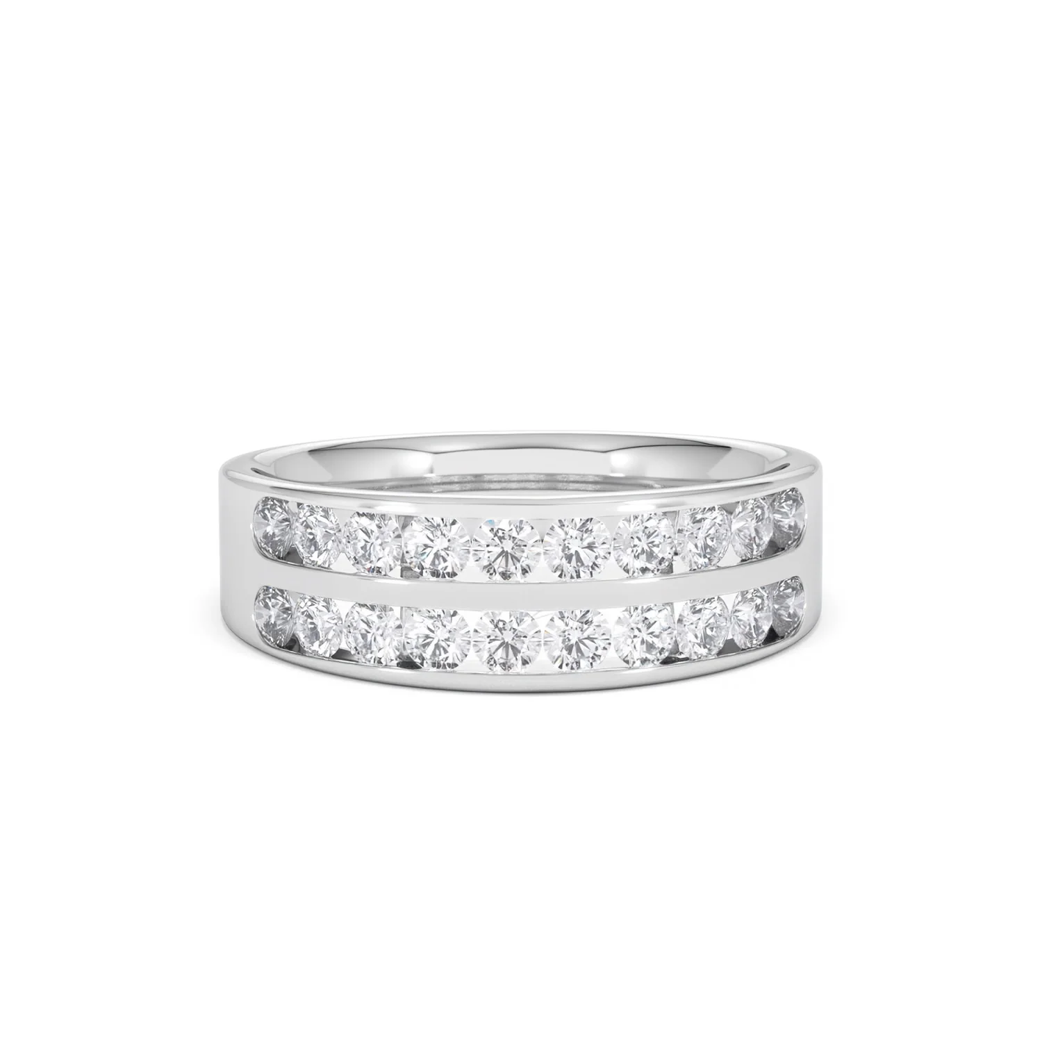 LUCY 18K White Gold Diamond ETERNITY RING 1.00CT G/VS - Image 9