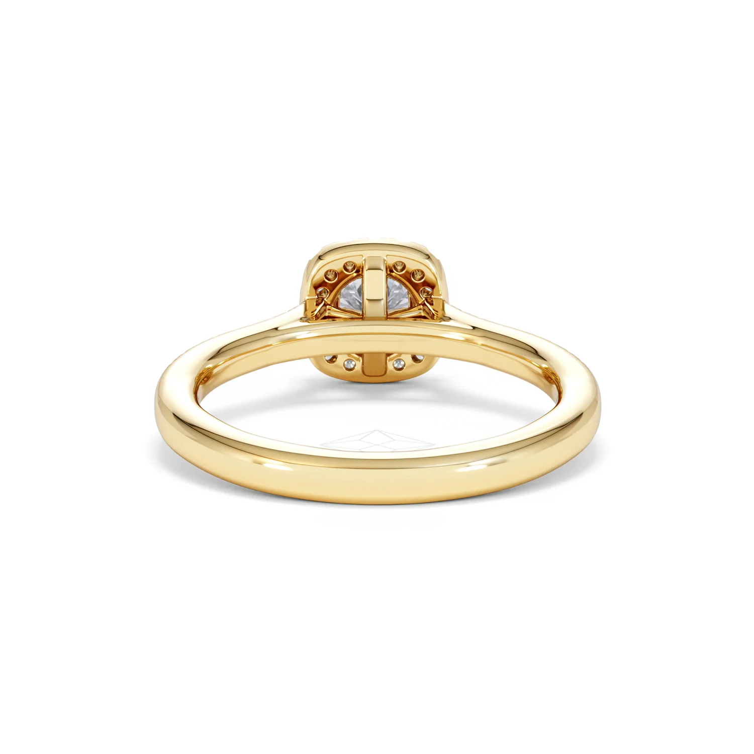 Lumia Cushion Cut Lab Diamond Halo Ring 0.70ct F/VS in 9K Gold - Image 50